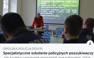Instruktorzy OPOLSARU szkolili opolską POLICJĘ