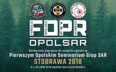 Zapraszamy na Pierwsze Opolskie Seminarium Grup SAR – STOBRAWA 2018