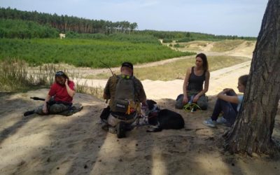 Szkolenie na wydmach Stobrawskiego Parku Krajobrazowego