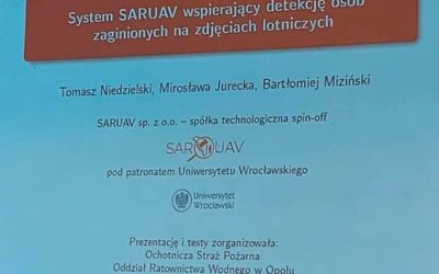 Szkolenie z systemu wspomagającego poszukiwania osób z użyciem dronów – SARUAV.