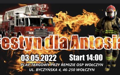 Zapraszamy do Wołczyna na „Festyn strażacki dla Antosia”