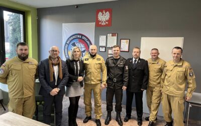 Wizyta Z-cy Komendanta Wojewódzkiego i Miejskiego PSP w remizie OSP JRS Nakło.