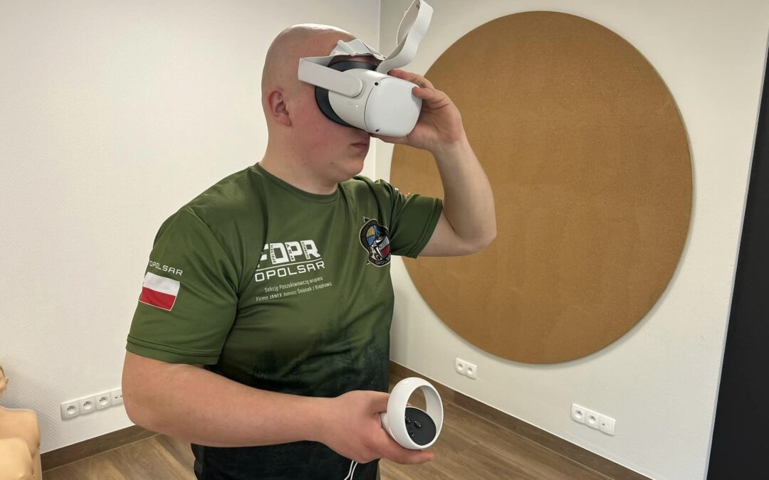 Szkolenie medyczne z wykorzystaniem sztucznej inteligencji oraz fantom dla naszych ratowników od CRiB z Sosnowca.