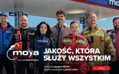 Uczestniczyliśmy w kampanii reklamowej stacji paliw MOYA.