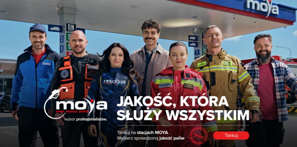Uczestniczyliśmy w kampanii reklamowej stacji paliw MOYA.
