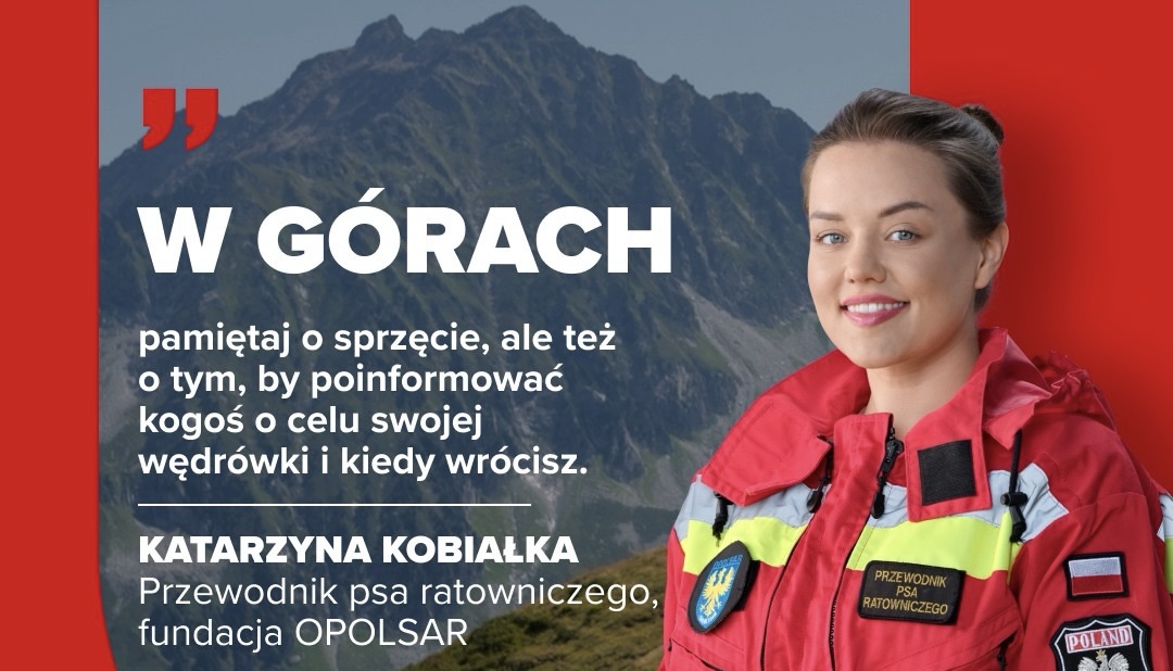 Dbajcie o bezpieczeństwo w górach.