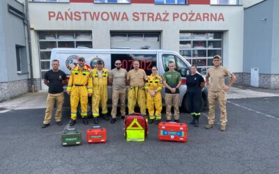 Szkolenie medyczne w JRG 3 Niemodlin KM PSP w Opolu.