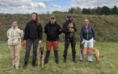 Szkolenie psów zwłokowych.