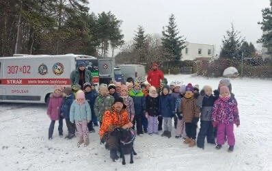 Mali Ratownicy z tarnowskiego przedszkola.