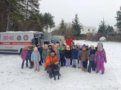 Mali Ratownicy z tarnowskiego przedszkola.