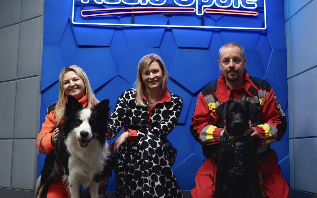 Miner i Moya w Radio OPOLE, podczas 34. finału WOŚP.