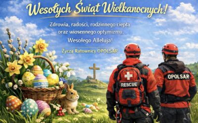 Wesołych Świąt Wielkanocnych życzą ratownicy OPOLSARU.