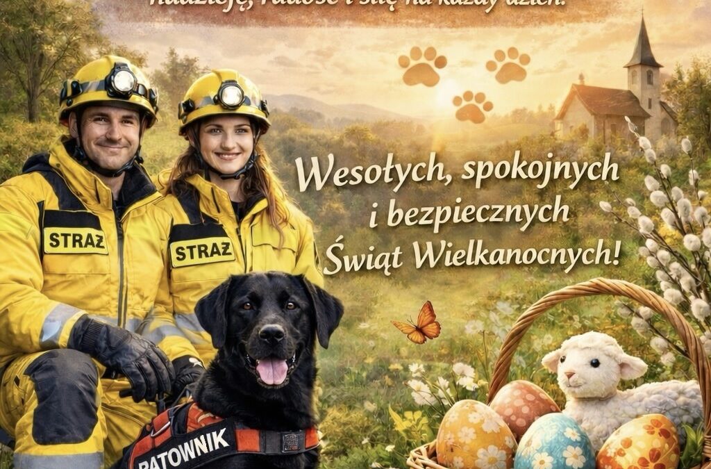 Spokojnych Świąt życzą druhowie i druhny OSP JRS Nakło razem z MOYA Ratowniczka.