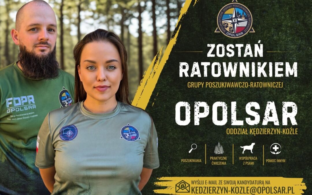 Rusza nabór ratowników do kędzierzyńsko-kozielskiego oddziału OPOLSARU.
