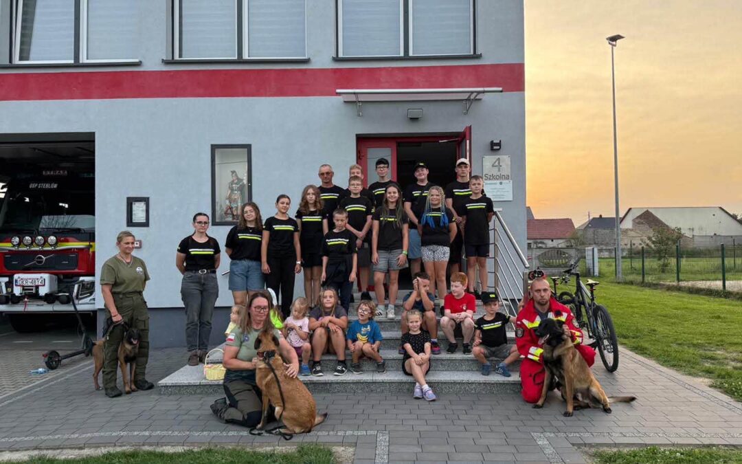 Z wizytą u młodych druhów OSP Steblów.